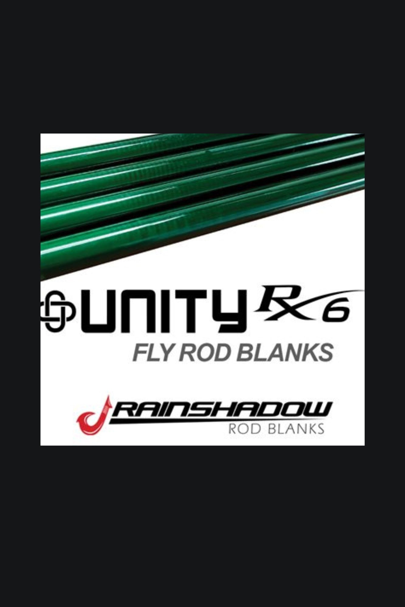 Rainshadow Unity RX6 Olympic Green Fly Rod Blanks