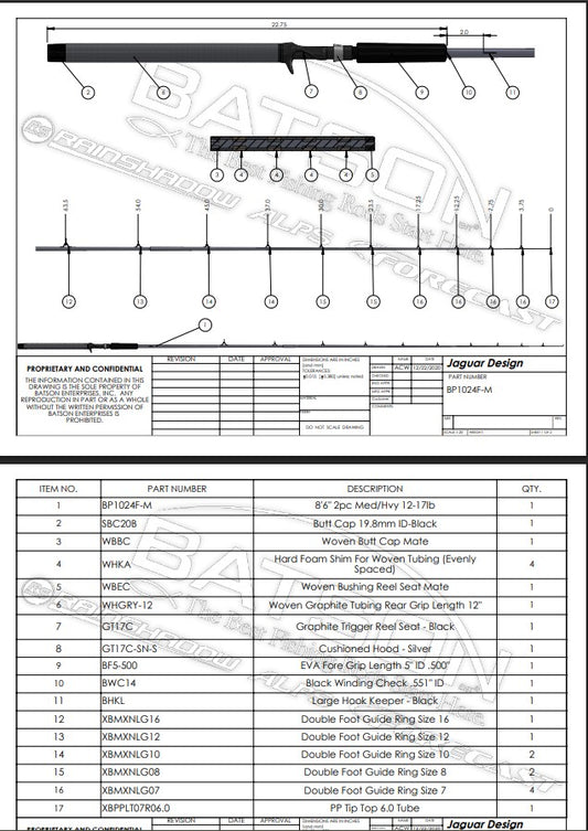 2pc Med Downrigger Composite