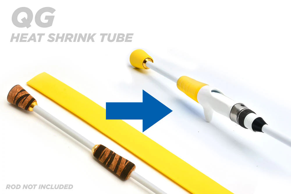 Smooth heat shrink grip tubing