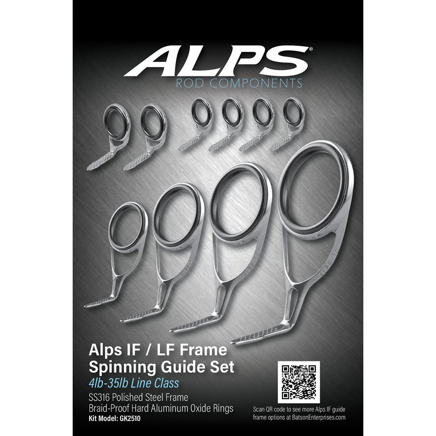 7'6"-6'6" Alps Polished Spinning guide Kit (IF / LF) / no top