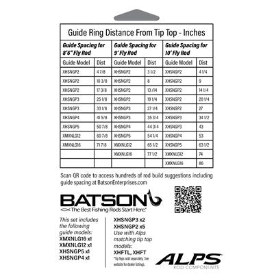 Alps Fly Guide Kits 5Wt - 9WT