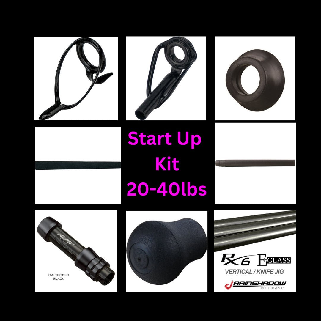 "Captain recommends" Rainshadow Vertical jigging / all pupose bottom fishing rod kit