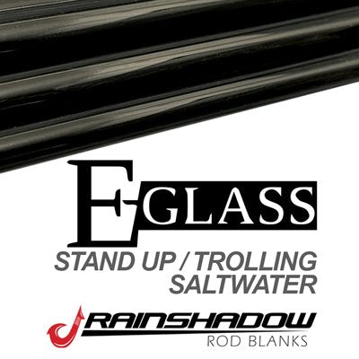 Stand up/trolling saltwater eglass blanks- black