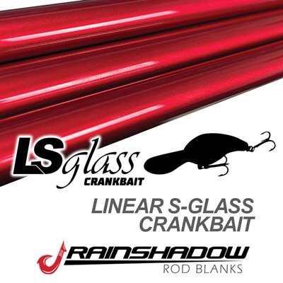 Rainshadow LS Glass Crankbait Metallic Red