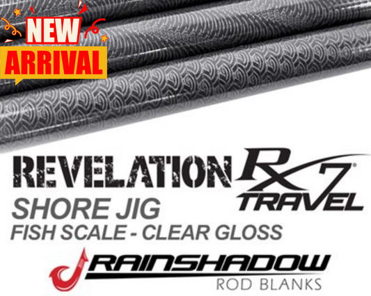 "NEW" Rainshadow Revelation RX7 4 PC Travel- shore jig fish scale