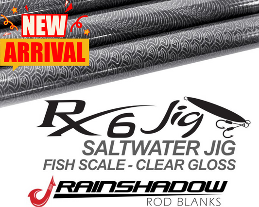 "NEW"  Rainshadow RX6 Saltwater Jig- Fish Scale-Clear Gloss
