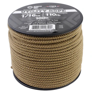 Atwood Rope 1/16 100 Ft spools