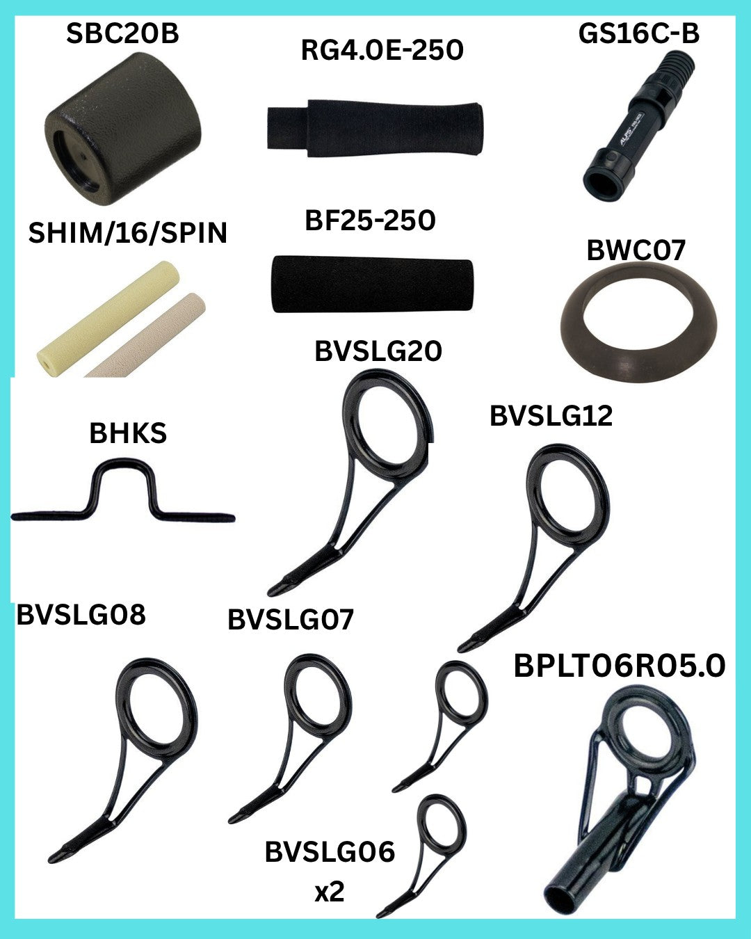 Rick's  SPG721-GB class blank and supplies