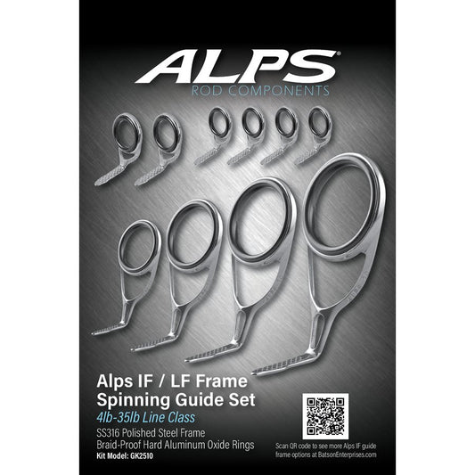 7'6"-6'6" Alps Polished Spinning guide Kit (IF / LF) / no top