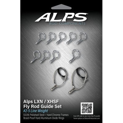Alps 2WT - 5WT Fly Guide Kit Polished No Tip Top