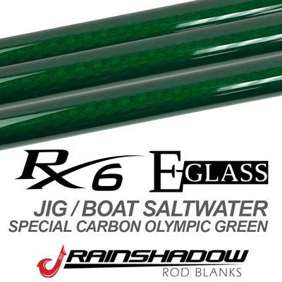 Limited Edition: Rainshadow RX6 Jig/Boat Special Carbon -Olympic Green