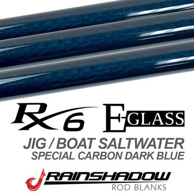 Limited Edition Rainshadow RX6 Jig/Boat Saltwater special carbon Dark Blue