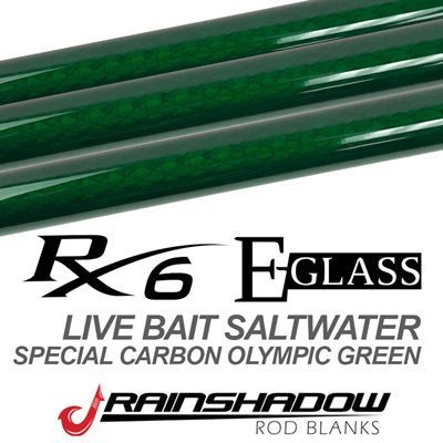 Limited Edition Rainshadow RX6 Live Bait Saltwater Special Carbon Olympic Green 8'10