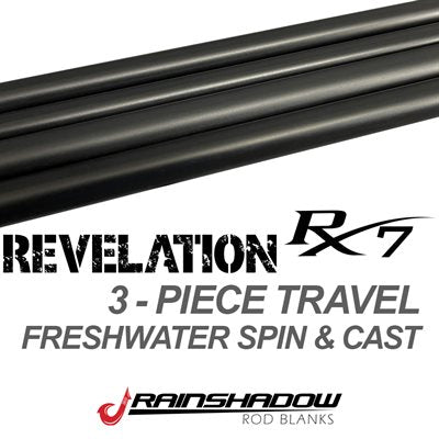 Revelation RX7 3 Piece Travel Freshwater Spin & Cast